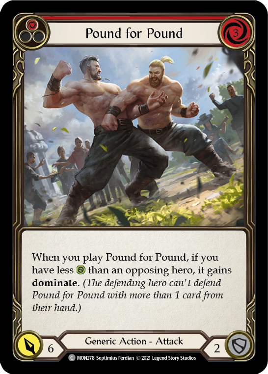 Pound for Pound (Red) | Common - First Edition