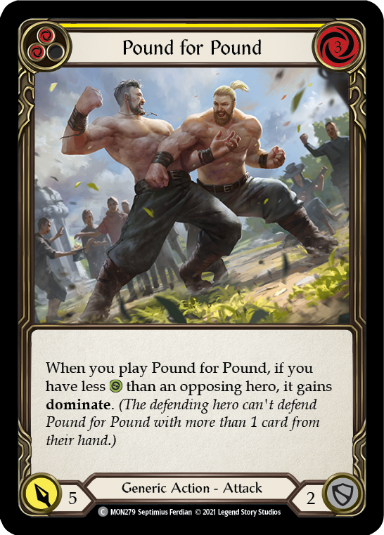 Pound for Pound (Yellow) | Common - First Edition