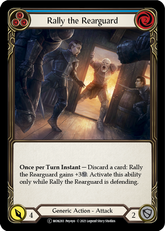 Rally the Rearguard (Blue) | Common - Unlimited