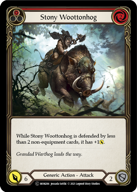 Stony Wootenhog (Red) | Common - Unlimited