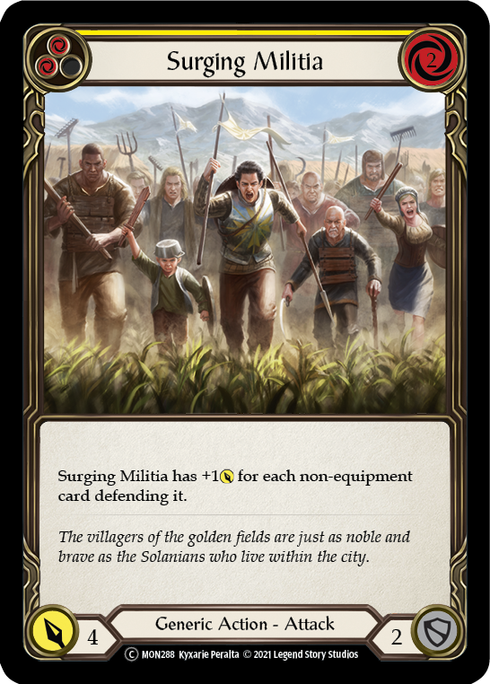 Surging Militia (Yellow) | Common - Unlimited