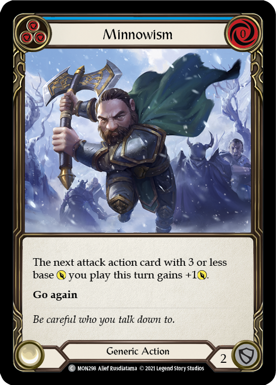 Minnowism (Blue) | Common [Rainbow Foil] - First Edition