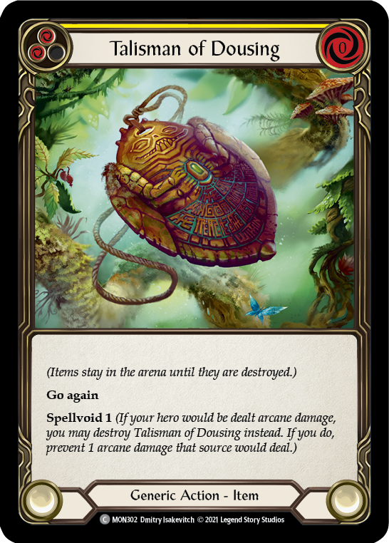 Talisman of Dousing | Common [Rainbow Foil] - First Edition