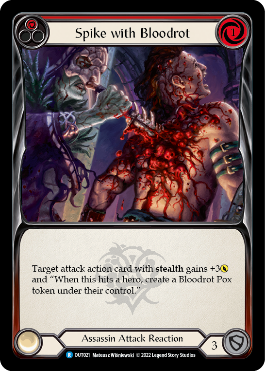 Spike with Bloodrot (Red) | Rare [Rainbow Foil]