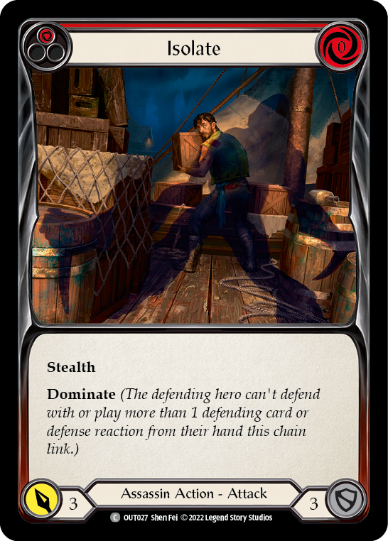 Isolate (Red) | Common [Rainbow Foil]