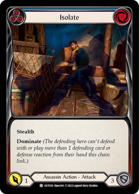 Isolate (Blue) | Common [Rainbow Foil]