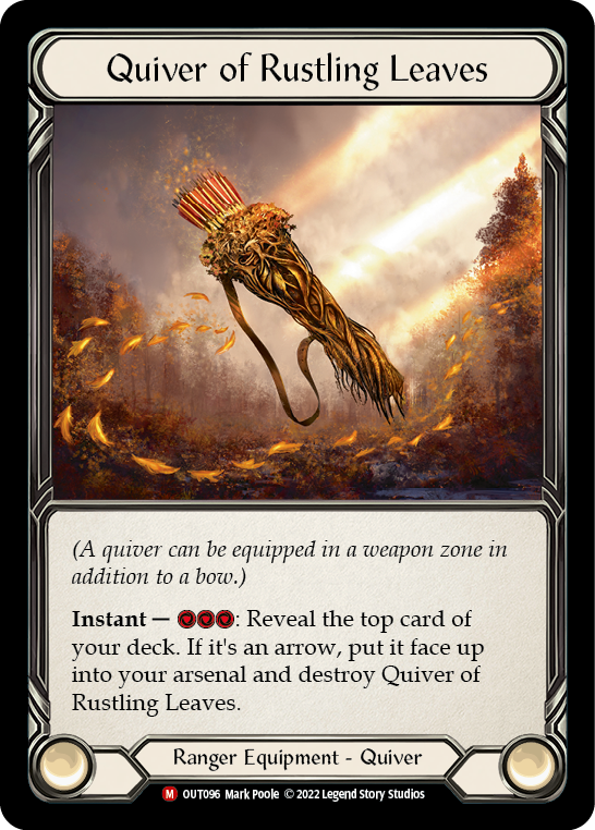 マジック：ザ・ギャザリング quiver of abyssal depths  rainbowfoil FAB RAINBOW FOIL Quiver of Abyssal Depths - Outsiders Card
