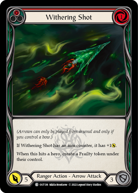 Withering Shot (Red) | Common