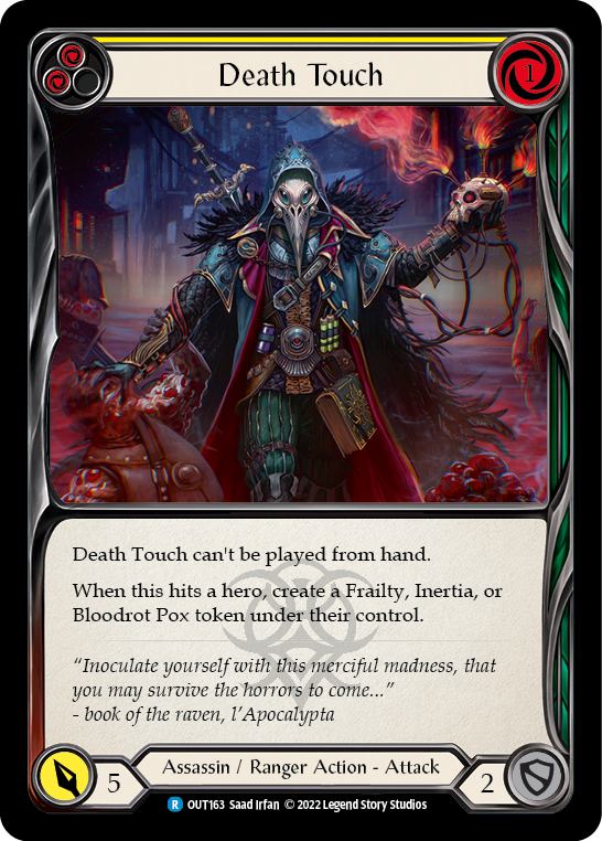Death Touch (Yellow) | Rare [Rainbow Foil]