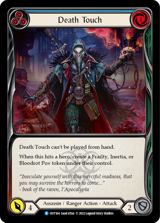 Death Touch (Blue) | Rare [Rainbow Foil]