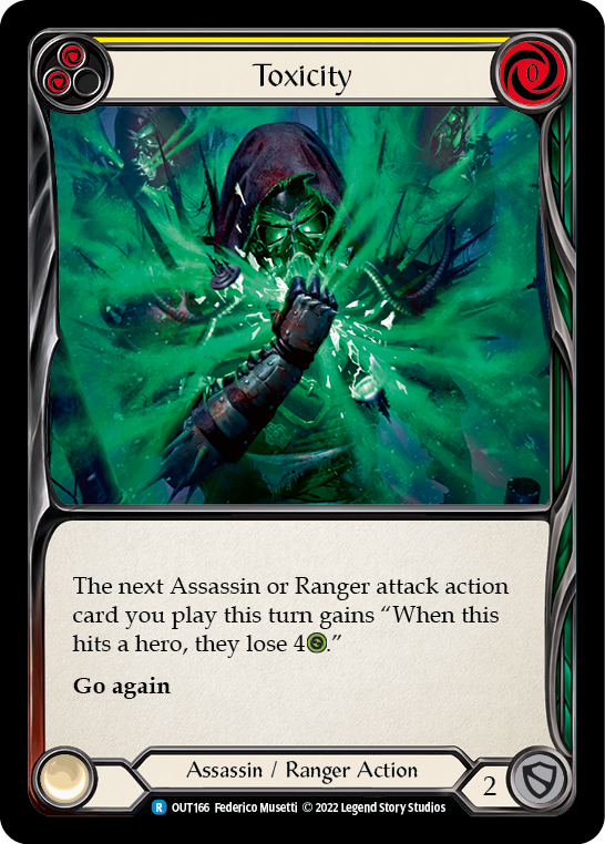 Toxicity (Yellow) | Rare [Rainbow Foil]