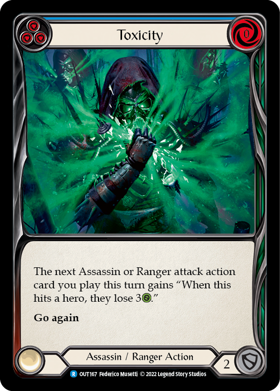 Toxicity (Blue) | Rare [Rainbow Foil]