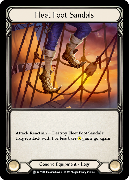 Fleet Foot Sandals  | Common [Rainbow Foil]