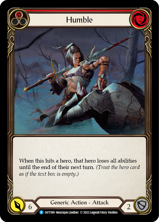 Humble (Red) | Rare [Rainbow Foil]