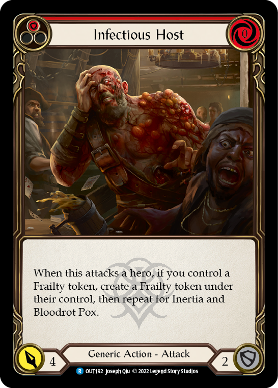 Infectious Host (Red) | Rare [Rainbow Foil]