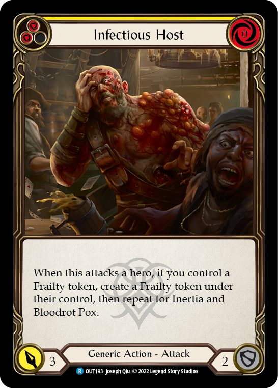Infectious Host (Yellow) | Rare [Rainbow Foil]