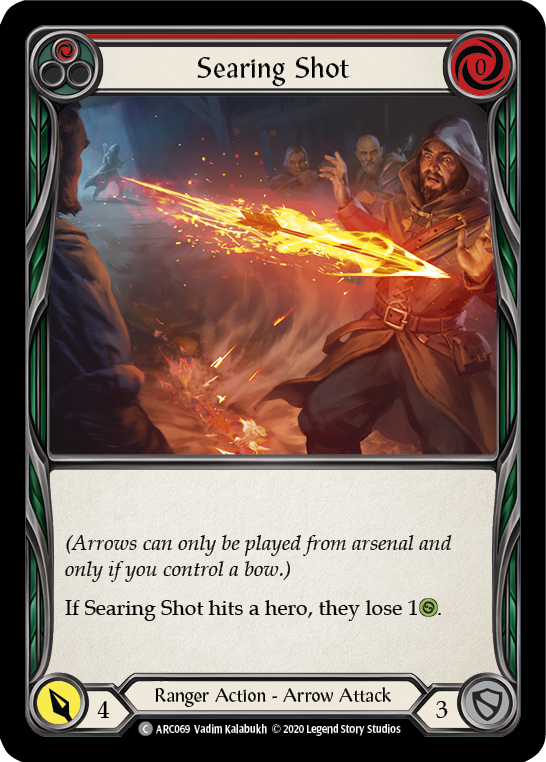 Searing Shot (Red) | Common [Rainbow Foil] - Unlimited