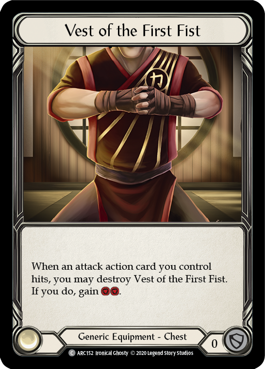 Vest of the First Fist | Common [Rainbow Foil] - Unlimited