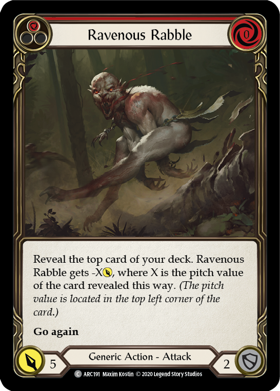 Ravenous Rabble (Red) | Common - Unlimited