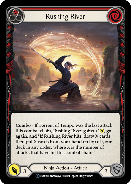 Rushing River (Red) | Rare [Rainbow Foil] - Unlimited