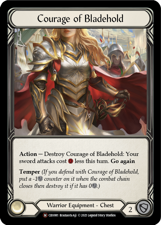 Courage of Bladehold | Majestic [Rainbow Foil] - Unlimited