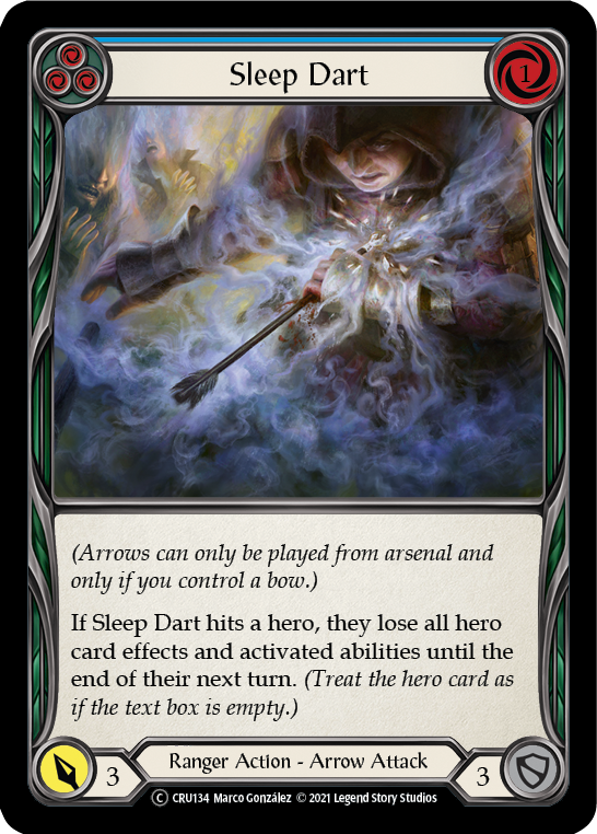 Sleep Dart (Blue) | Common [Rainbow Foil] - Unlimited