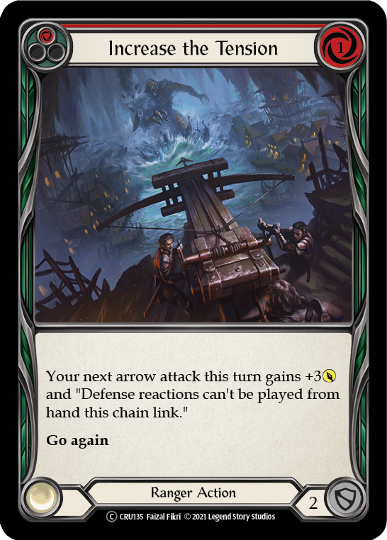 Increase the Tension (Red) | Common [Rainbow Foil] - Unlimited