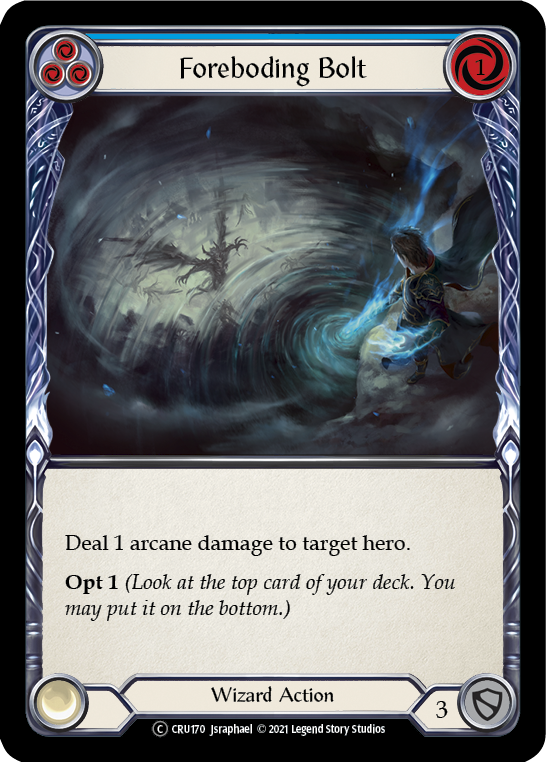 Foreboding Bolt (Blue) | Common - Unlimited