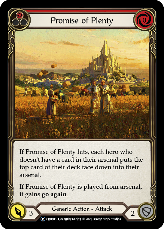 Promise of Plenty (Red) | Rare - Unlimited