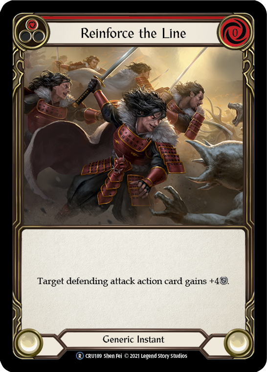 Reinforce the Line (Red) | Rare - Unlimited