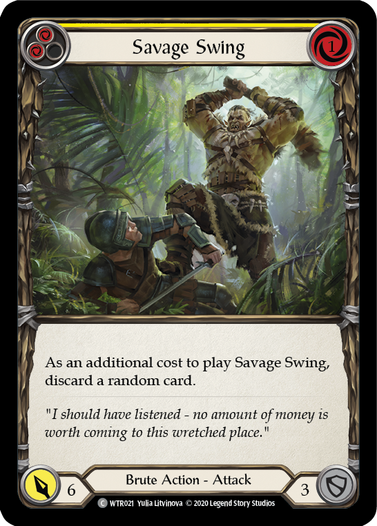 Savage Swing (Yellow) | Common - Unlimited