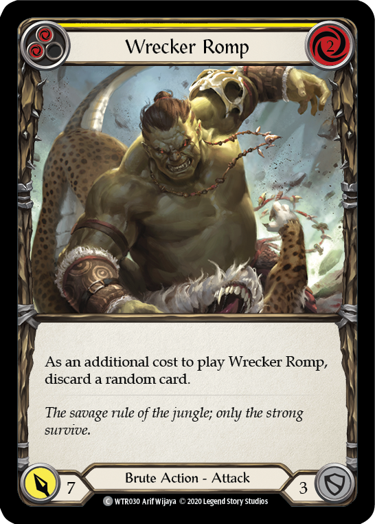 Wrecker Romp (Yellow) | Common [Rainbow Foil] - Unlimited