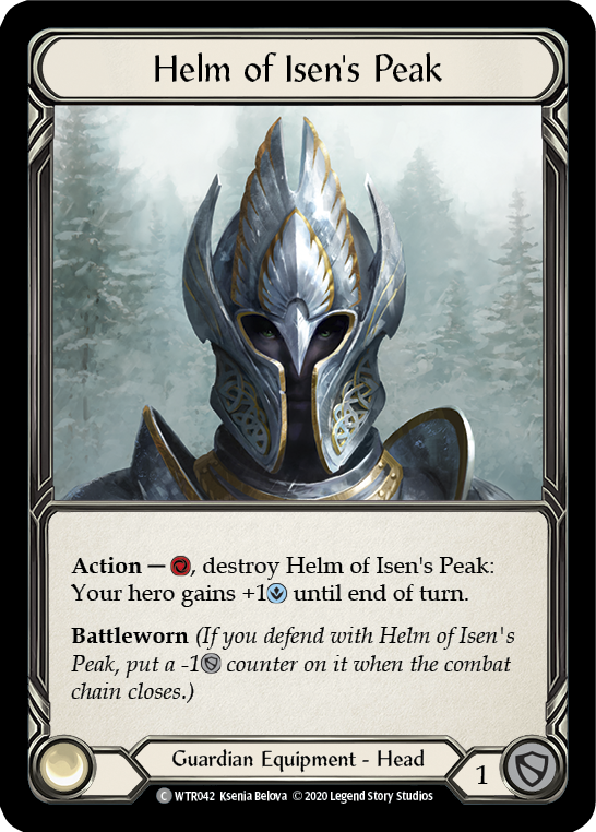 Helm of Isen's Peak | Common [Rainbow Foil] - Unlimited