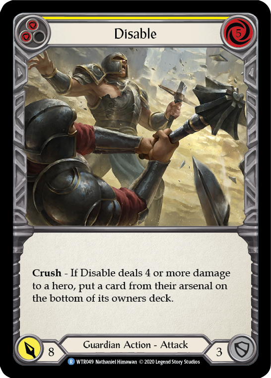 Disable (Yellow) | Rare - Unlimited