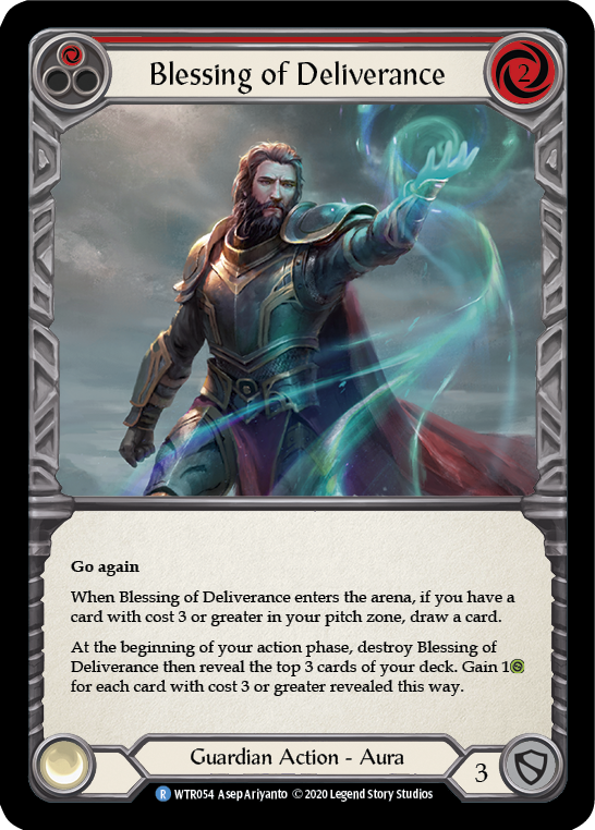 Blessing of Deliverance (Red) | Rare [Rainbow Foil] - Unlimited
