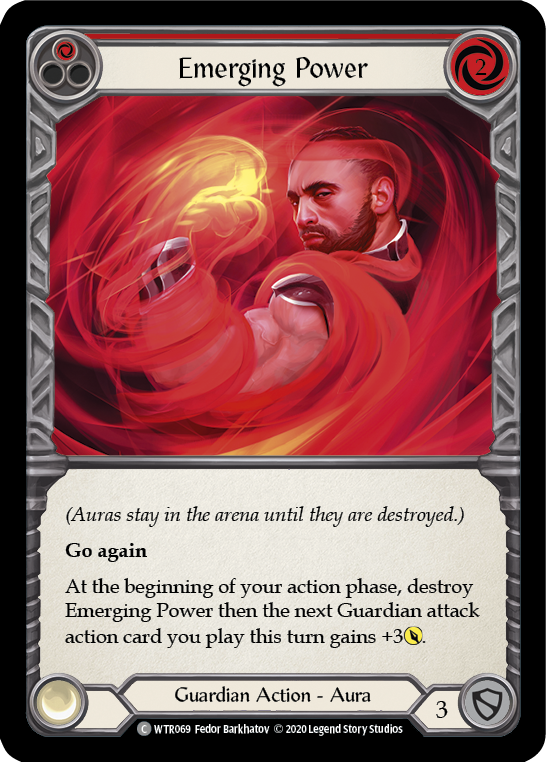 Emerging Power (Red) | Common [Rainbow Foil] - Unlimited