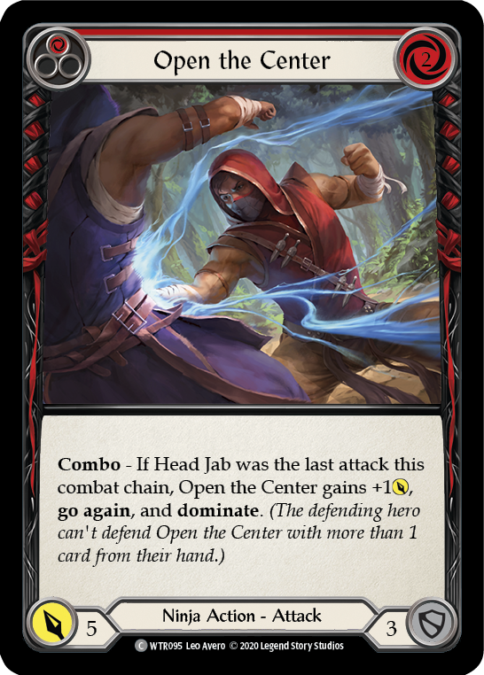 Open the Center (Red) | Common [Rainbow Foil] - Unlimited