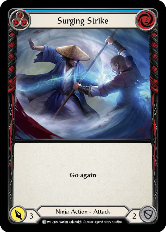 Surging Strike (Blue) | Common - Unlimited