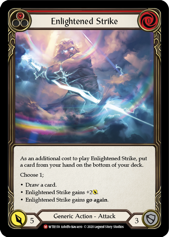 Enlightened Strike | Majestic [Rainbow Foil] - Unlimited