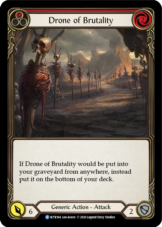 Drone of Brutality (Red) | Rare [Rainbow Foil] - Unlimited