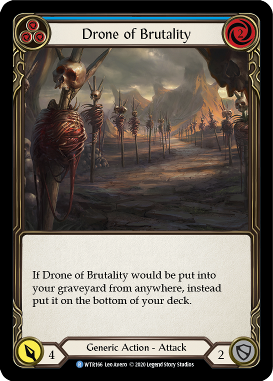 Drone of Brutality (Blue) | Rare [Rainbow Foil] - Unlimited