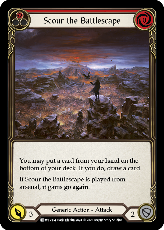 Scour the Battlescape (Red) | Common - Unlimited