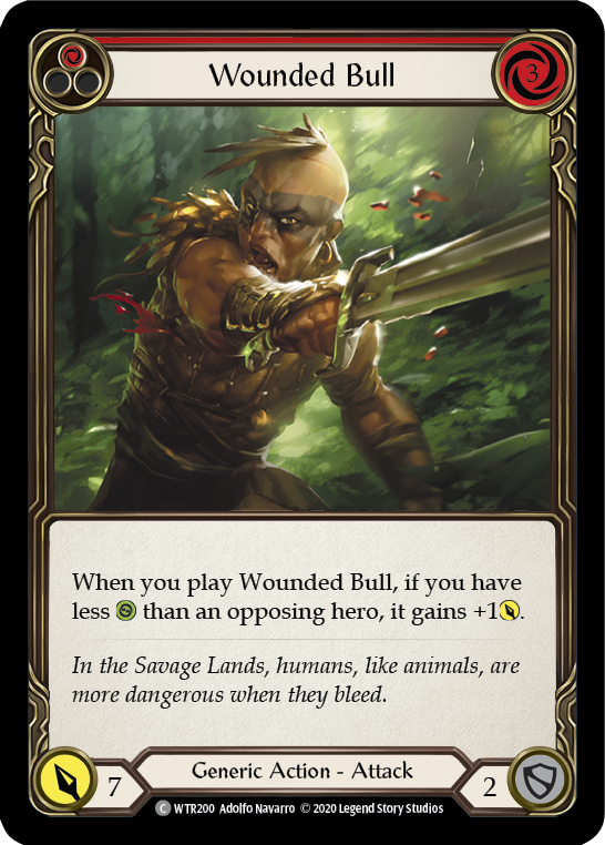 Wounded Bull (Red) | Common - Unlimited