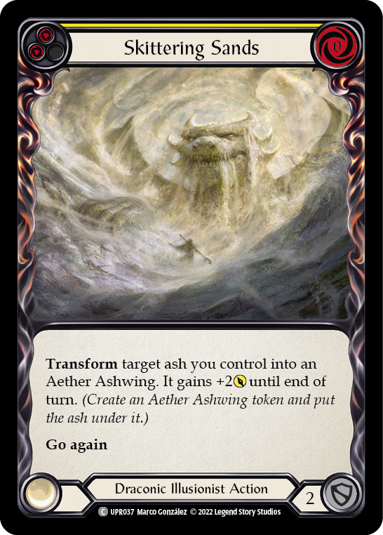 Skittering Sands (Yellow) | Common [Rainbow Foil]