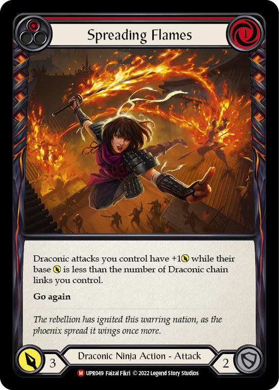 Spreading Flames | Majestic [Rainbow Foil]