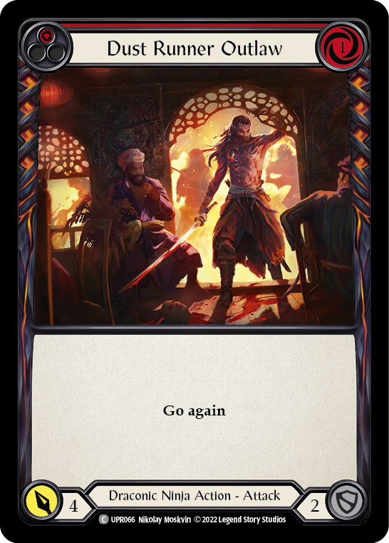 Dust Runner Outlaw (Red) | Common [Rainbow Foil]