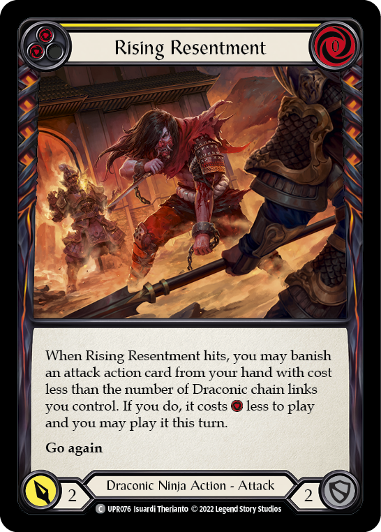 Rising Resentment (Yellow) | Common [Rainbow Foil]