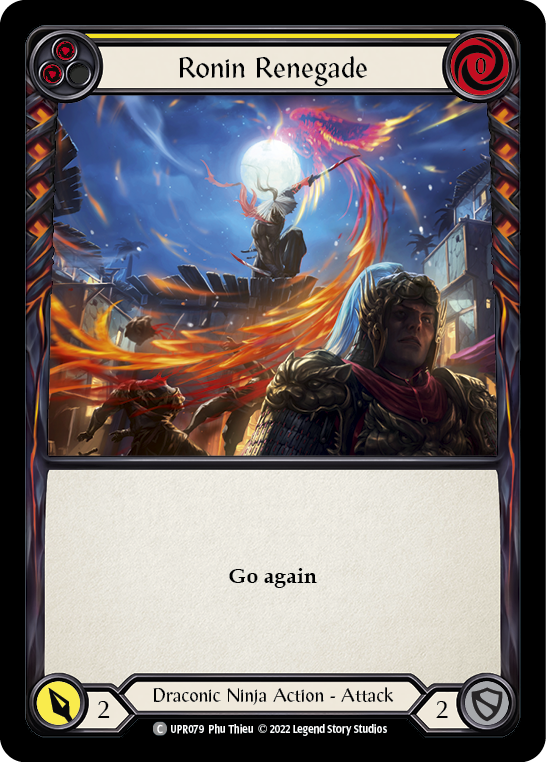 Ronin Renegade (Yellow) | Common [Rainbow Foil]
