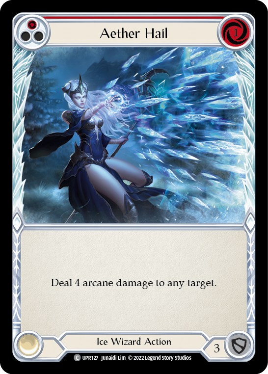 Aether Hail (Red) | Common [Rainbow Foil]