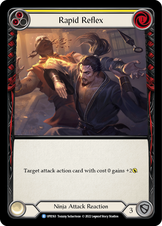 Rapid Reflex (Yellow) | Rare [Rainbow Foil]